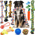 12 Pack Luxury Tough Dogs Toys for Aggressive Chewers