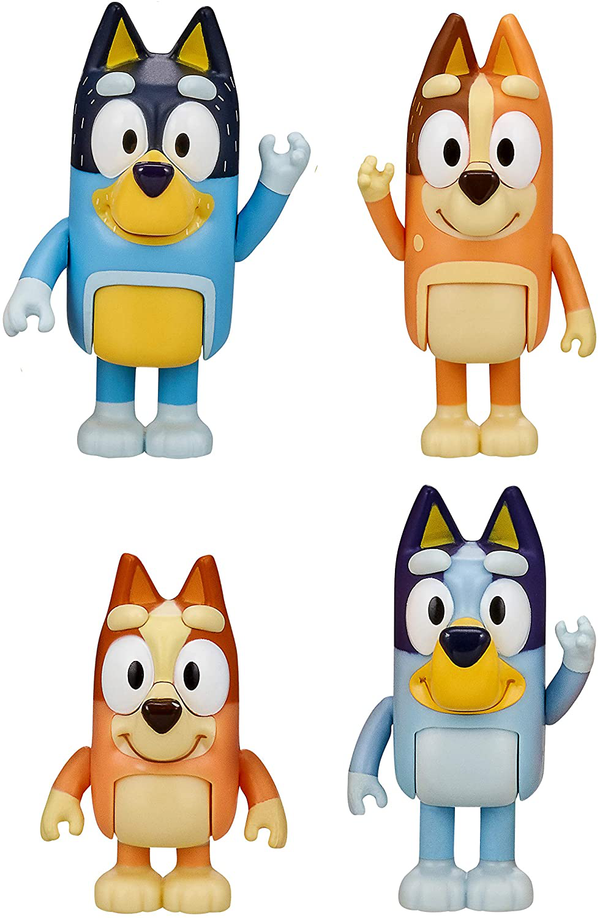 Bluey and Friends 4 Pack