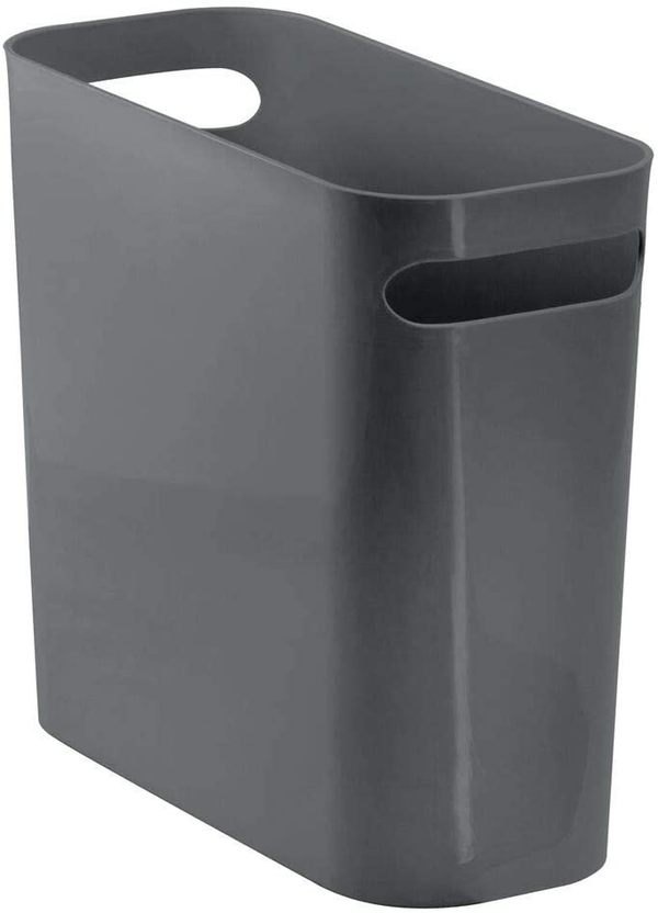 Slim Plastic Rectangular Small Trash