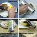 Handheld Grater - Zester with Handle