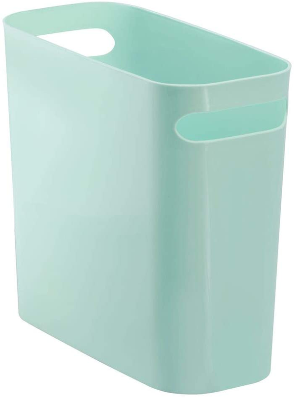 Slim Plastic Rectangular Small Trash