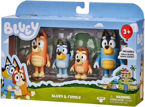 Bluey and Friends 4 Pack