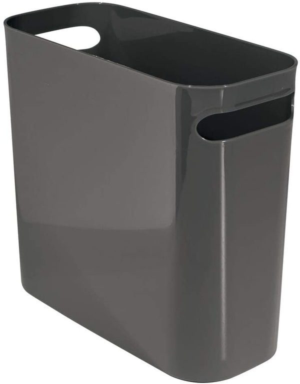 Slim Plastic Rectangular Small Trash