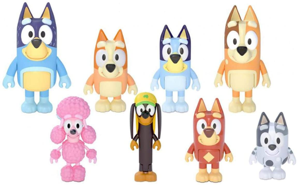 Bluey and Friends 4 Pack