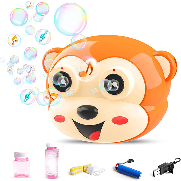 Kimiangel Rechargeable Bubble Machine for Kids