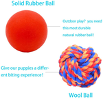 4 Pack Puppy Balls, Puppy Teething Ball