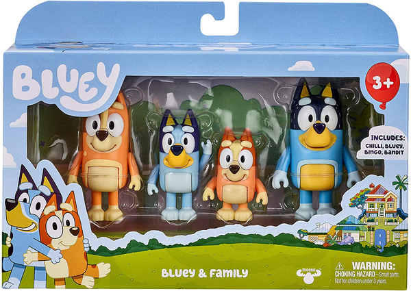 Bluey and Friends 4 Pack