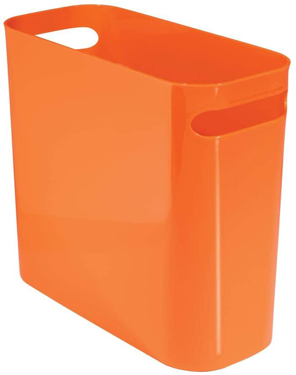 Slim Plastic Rectangular Small Trash