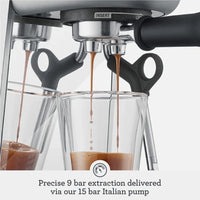 Breville Bambino Espresso Machine (BES450BSS, Brushed Stainless Steel)