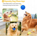 12 Pack Luxury Tough Dogs Toys for Aggressive Chewers