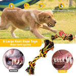 12 Pack Luxury Tough Dogs Toys for Aggressive Chewers